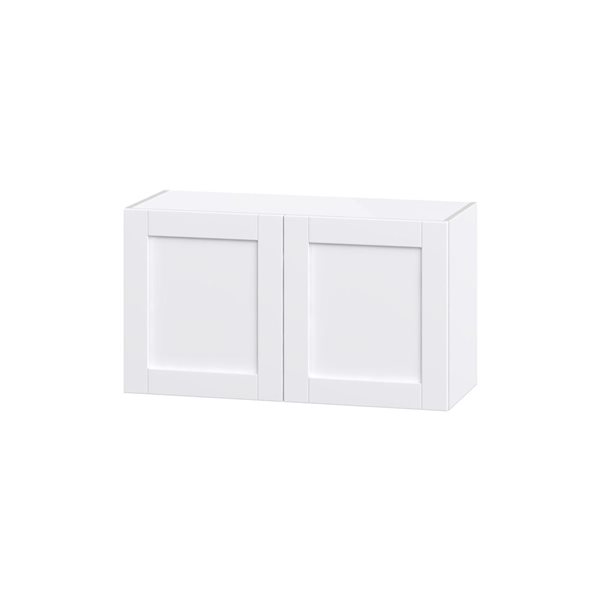 Hugo&Borg Rosemont 36 x 20 x 14.88 Glacier White Door Wall Semi-Custom Cabinet