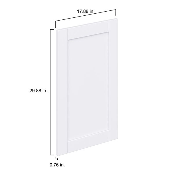 Hugo&Borg Rosemont 17.88 x 29.88 x 0.75 Cabinet  Front Door White