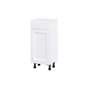 Hugo&Borg Rosemont 15 x 34.5 x 14.88 Glacier White Door And Drawer Base Semi-Custom Cabinet