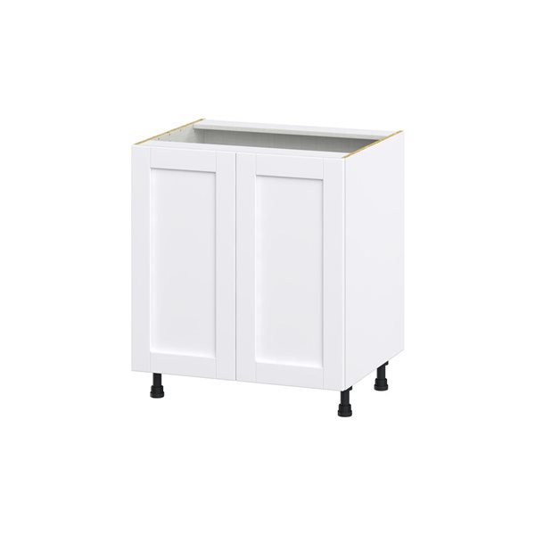 Hugo&Borg Rosemont 30 x 34.5 x 24.88 Glacier White Sink Base Semi-Custom Cabinet