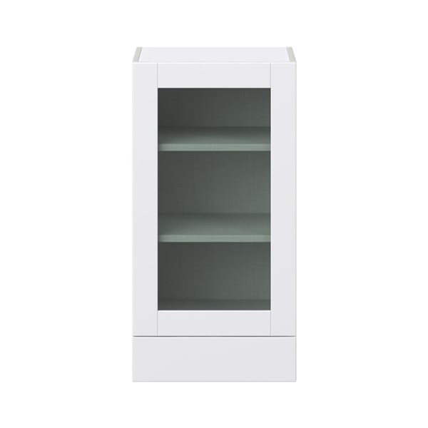 Hugo&Borg Rosemont 18 x 35 x 14.88 Glacier White Door And Drawer Wall Semi-Custom Cabinet