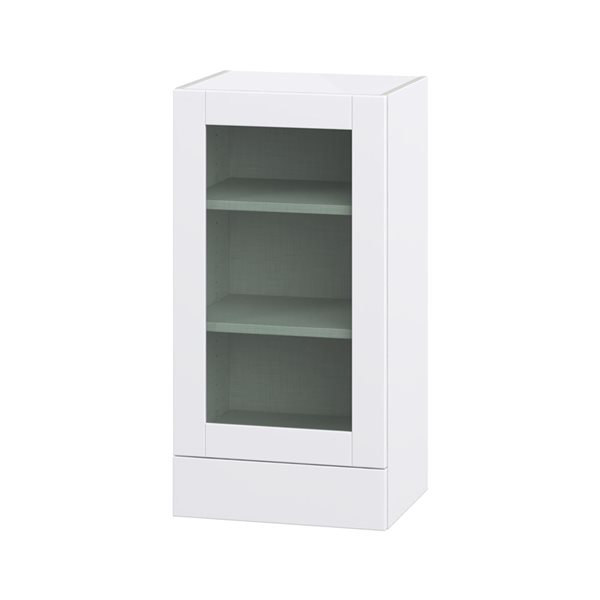 Hugo&Borg Rosemont 18 x 35 x 14.88 Glacier White Door And Drawer Wall Semi-Custom Cabinet