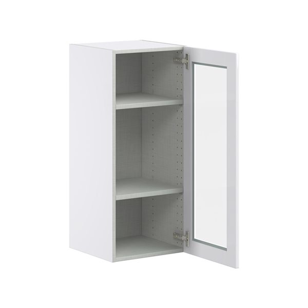 Hugo&Borg Rosemont 15 x 35 x 14.88 Glacier White Door And Drawer Wall Semi-Custom Cabinet