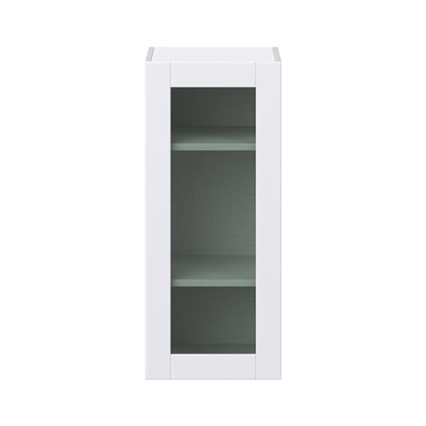 Hugo&Borg Rosemont 15 x 35 x 14.88 Glacier White Door And Drawer Wall Semi-Custom Cabinet