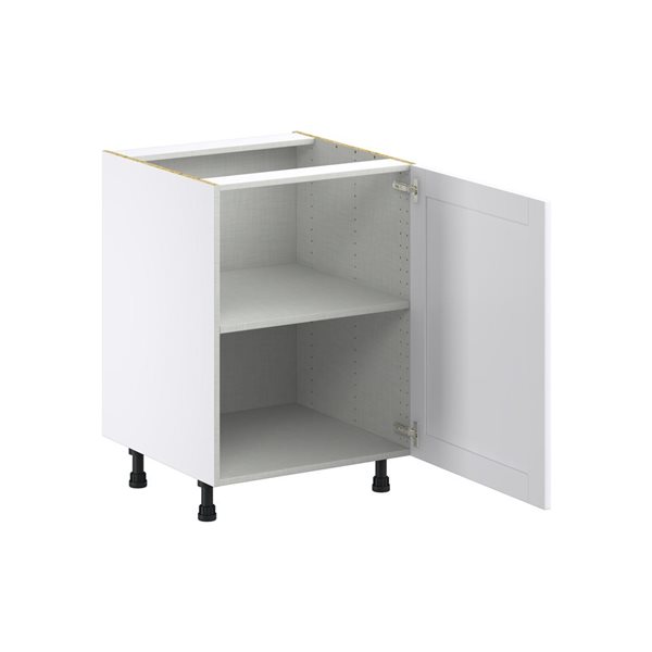 Hugo&Borg Rosemont 24 x 34.5 x 24.88 Glacier White Door Base Semi-Custom Cabinet