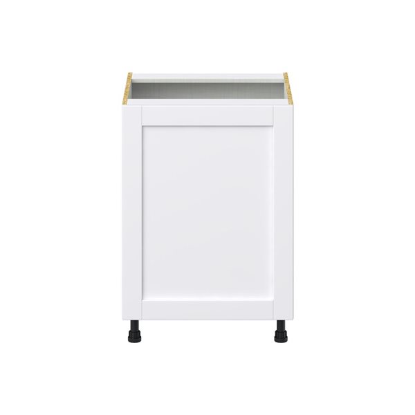 Hugo&Borg Rosemont 24 x 34.5 x 24.88 Glacier White Door Base Semi-Custom Cabinet