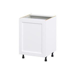 Hugo&Borg Rosemont 24 x 34.5 x 24.88 Glacier White Door Base Semi-Custom Cabinet