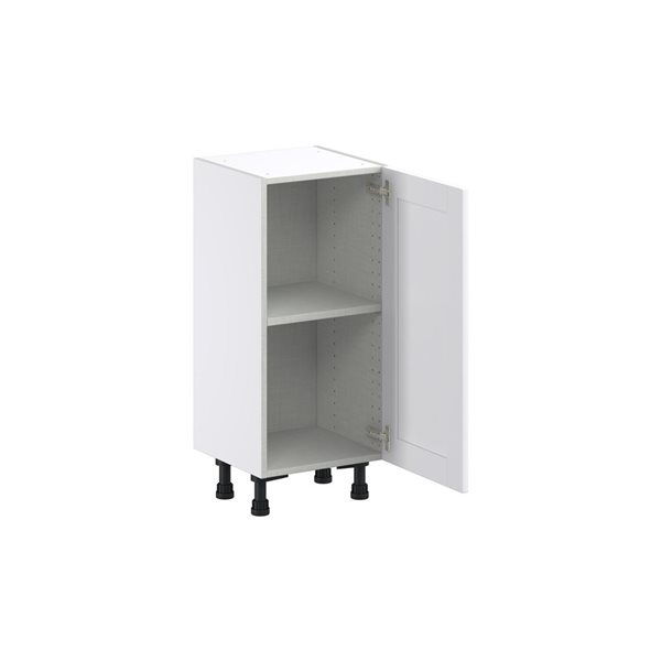 Hugo&Borg Rosemont 15 x 34.5 x 14.88 Glacier White Door Base Semi-Custom Cabinet