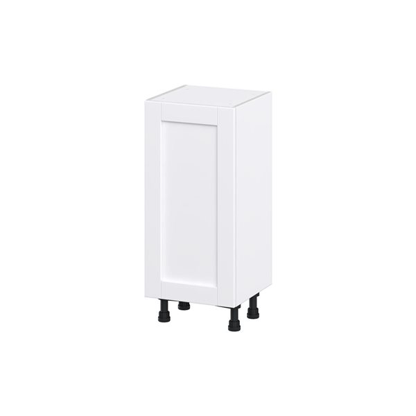 Hugo&Borg Rosemont 15 x 34.5 x 14.88 Glacier White Door Base Semi-Custom Cabinet