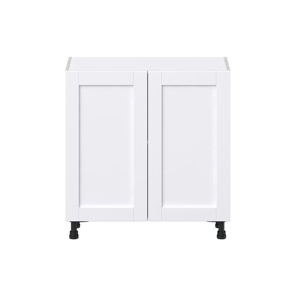 Hugo&Borg Rosemont 33 x 34.5 x 14.88 Glacier White Door Base Semi-Custom Cabinet