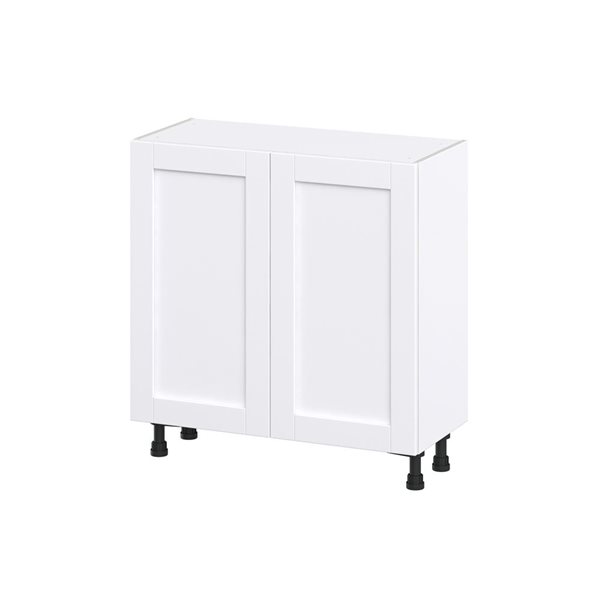 Hugo&Borg Rosemont 33 x 34.5 x 14.88 Glacier White Door Base Semi-Custom Cabinet