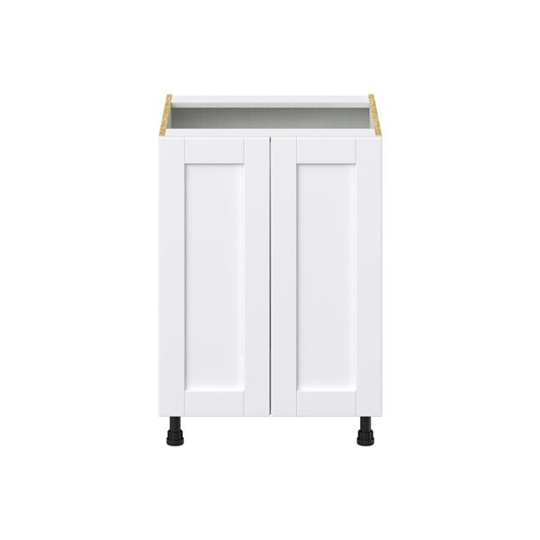 Hugo&Borg Rosemont 24 x 34.5 x 24.88 Glacier White Door And Drawer Base Semi-Custom Cabinet