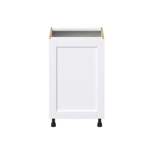 Hugo&Borg Rosemont 21 x 34.5 x 24.88 Glacier White Door And Drawer Base Semi-Custom Cabinet