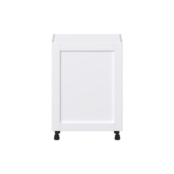 Hugo&Borg Rosemont 24 x 34.5 x 14.88 Glacier White Door Base Semi-Custom Cabinet