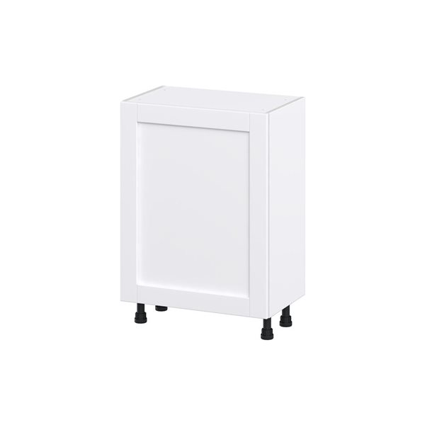 Hugo&Borg Rosemont 24 x 34.5 x 14.88 Glacier White Door Base Semi-Custom Cabinet