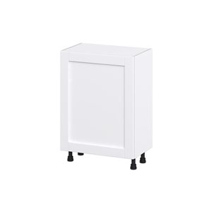 Hugo&Borg Rosemont 24 x 34.5 x 14.88 Glacier White Door Base Semi-Custom Cabinet