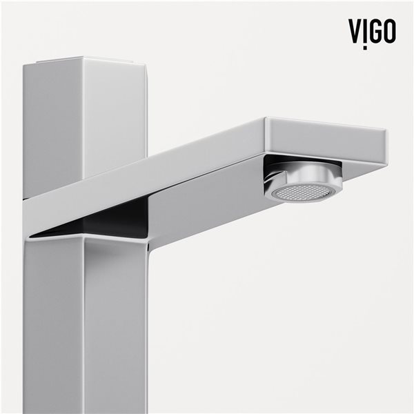 VIGO Nova Single Hole Single Handle Vessel Bathroom Faucet in Chrome