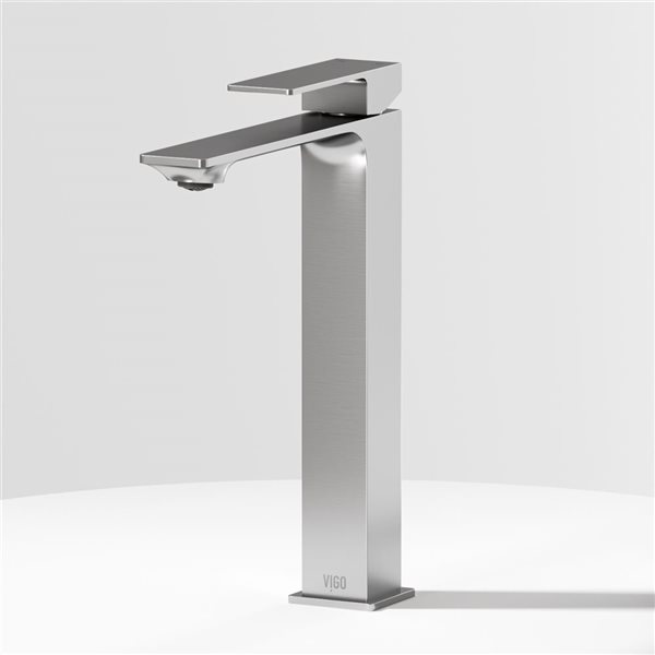 VIGO Dunn Vessel Bathroom Faucet in Brushed Nickel