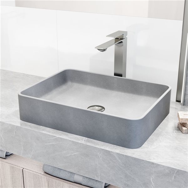 VIGO Dunn Vessel Bathroom Faucet in Brushed Nickel