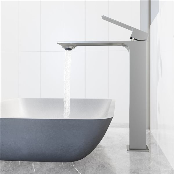 VIGO Dunn Vessel Bathroom Faucet in Brushed Nickel