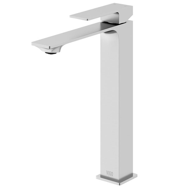 VIGO Dunn Vessel Bathroom Faucet in Brushed Nickel