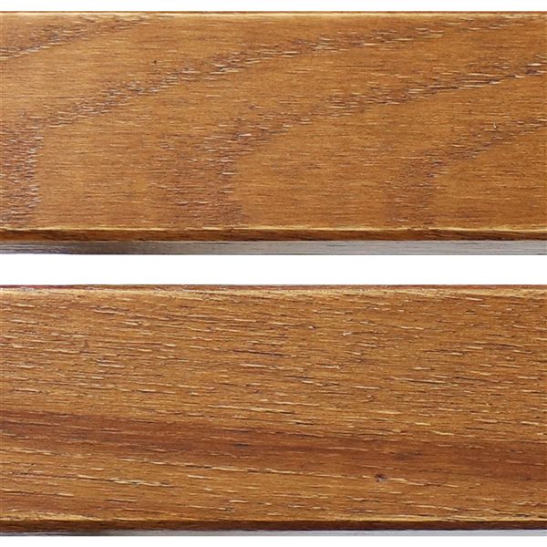 Sunnydaze Decor European Chestnut Rectangle Side Table