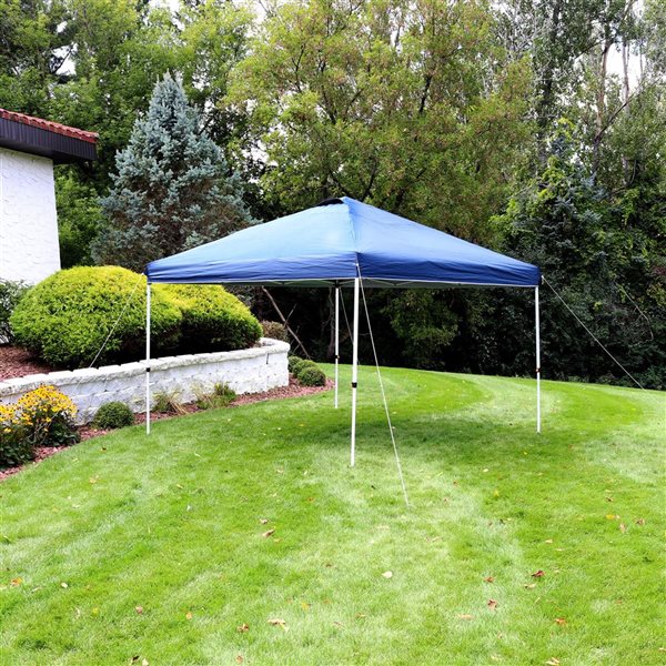 SUNNYDAZE DECOR Sunnydaze 12-ft x 12-ft Foot Premium Pop-Up Canopy with ...