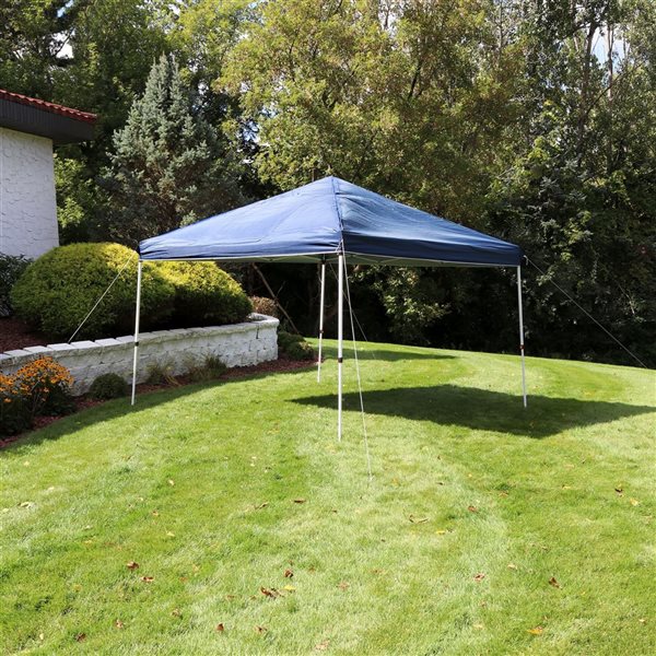 Sunnydaze 12-ft x 12-ft Standard Pop Up Canopy with Carry Bag - Blue