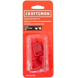 Goupilles de cisaillement en plastique pour souffleuse à neige CRAFTSMAN