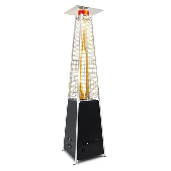 UPHA 42,000-BTU Black Stainless Steel Floorstanding Liquid Propane Patio  Heater SBX-BLACK-ZX | RONA