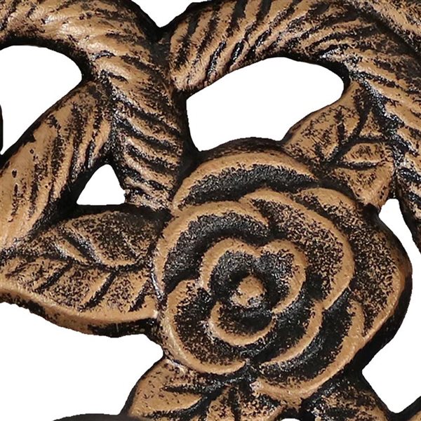 Sunnydaze Decor 16-in x 12.5-in Bronze Patio Umbrella Base