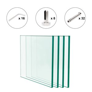 everhome Glass Fence Kit