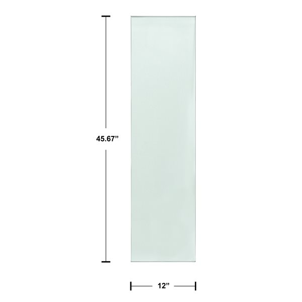 everhome Glass Fence Panel 12-in