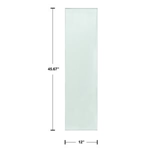 Panneau de clôture en verre everhome 12 po