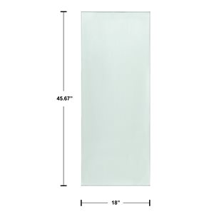 everhome Glass Fence Panel 18-in