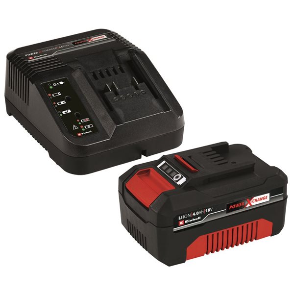 Einhell 18 V Power X-Change Starter Kit 4.0 AH Battery and  Charger