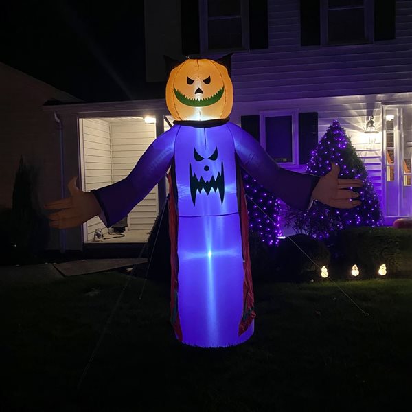 Northlight 8ft Internal LED Light Jackolantern Halloween Inflatable