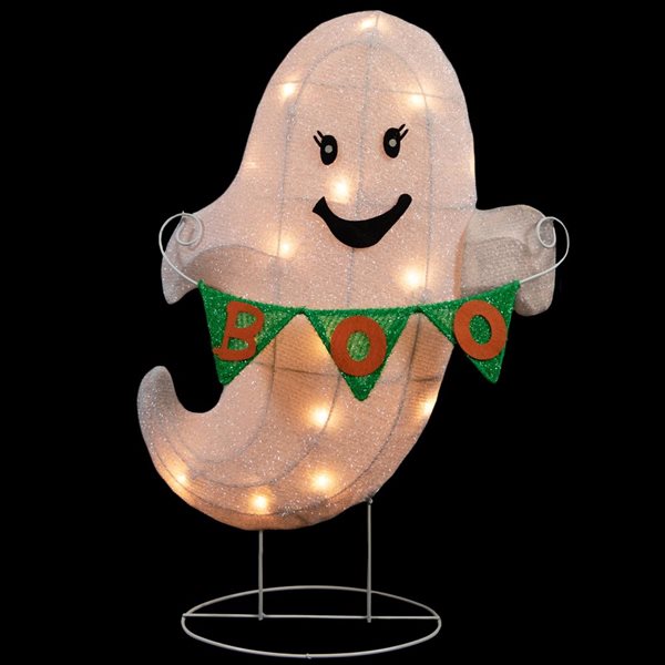 Northlight 25-in Lighted Ghost Statue with Constant Clear LED Lights