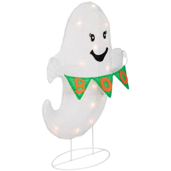 Northlight 25-in Lighted Ghost Statue with Constant Clear LED Lights