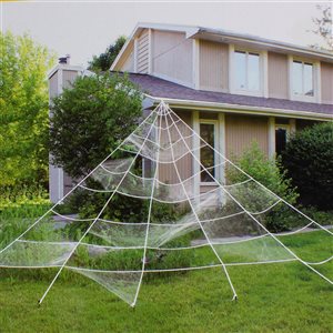 Northlight 9.8-ft Giant Outdoor Spider Web Halloween Decoration