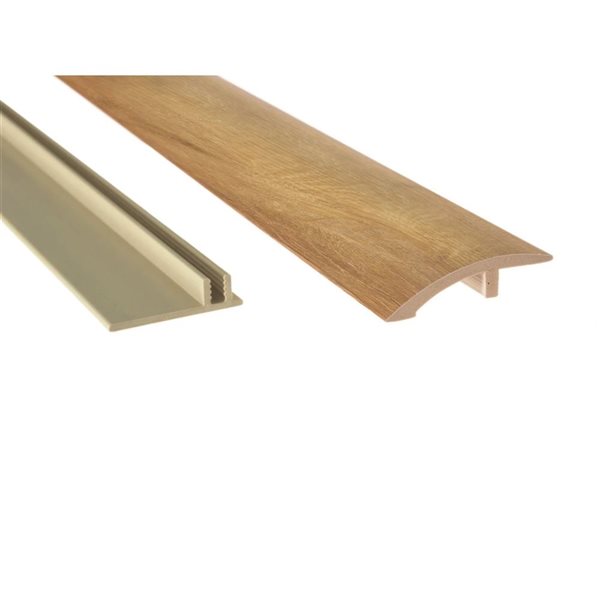 Moulure de réduction polyvalente NewAge en chêne naturel de 5 mm x 46 po