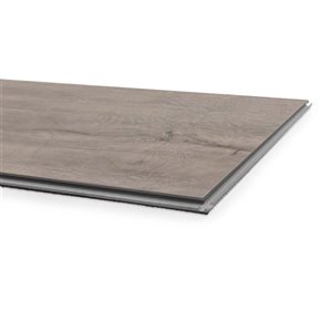 Plancher de vinyle à encliquetage verrouillable chêne gris de NewAge Products, 200 pi²