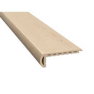 NewAge 5-mm x 2.56-in x 46-in White Oak Groove Stair Nose Moulding - 2-Pack