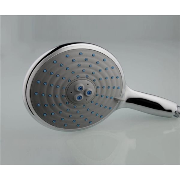 DROP Bath and Kitchen Round Hand Shower Wall Mount Shower Set in Chrome Colour