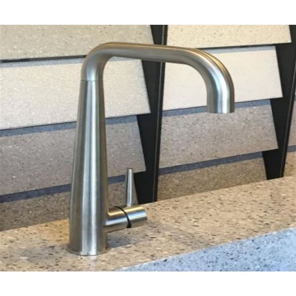 Drop Bath And Kitchen Chrome 1-handle Bar Rectangle Commercial/Residential Single-Unit Kitchen Faucet