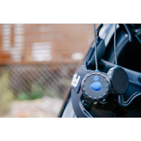 ECOXGEAR EcoPucks IPX7 Waterproof Bluetooth Helmet Audio E041 RONA