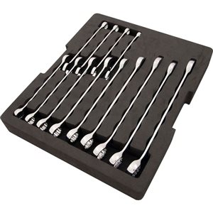 Dynamic Tools 14-Piece Metric Combination Wrench Set With Foam Tool Organizer