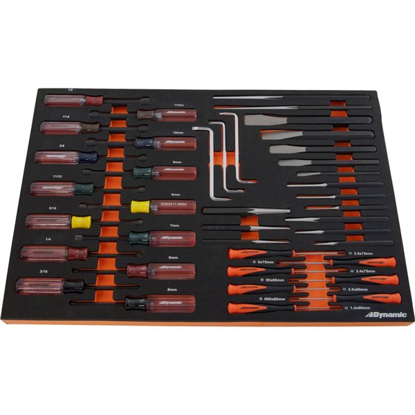 Dynamic Tools 41-Piece Screwdriver, Nut Driver, Punch & Chisel Set