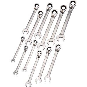 Dynamic Tools Metric Combination Wrenches - Set of 12