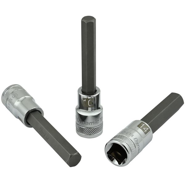 Dynamic Tools 7-piece Metric 1/2-in Drive Deep Socket Set